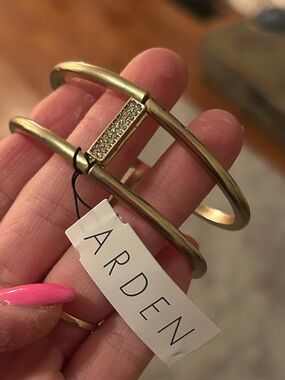 Double-Row Pavé Bangle Bracelet